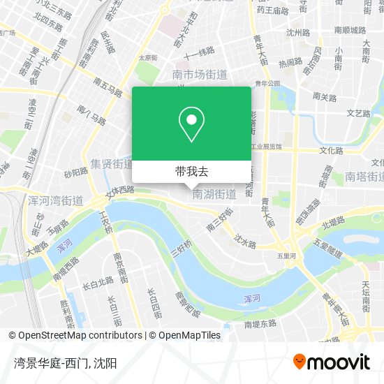 湾景华庭-西门地图