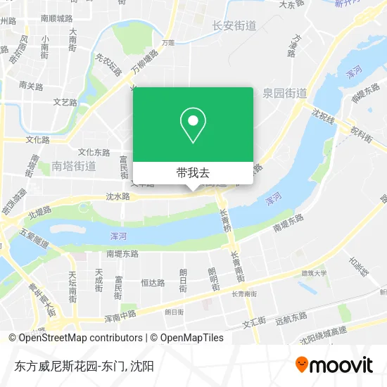 东方威尼斯花园-东门地图