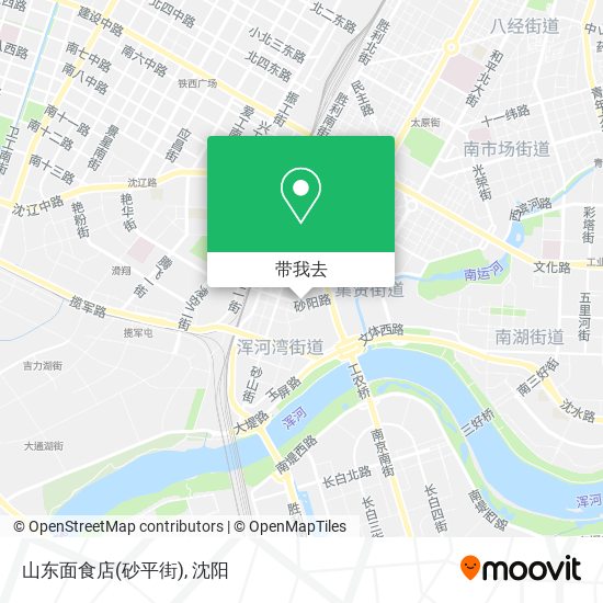 山东面食店(砂平街)地图