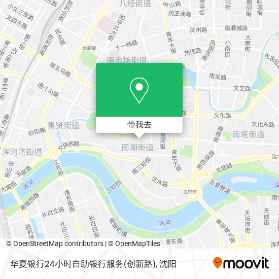 华夏银行24小时自助银行服务(创新路)地图