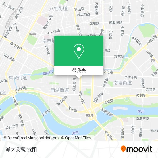 诚大公寓地图