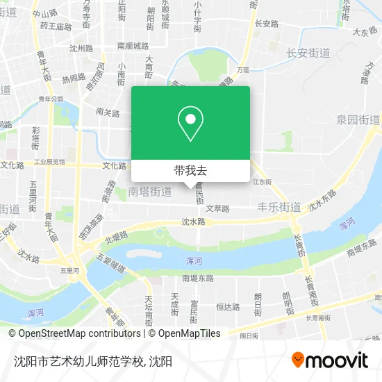 沈阳市艺术幼儿师范学校地图
