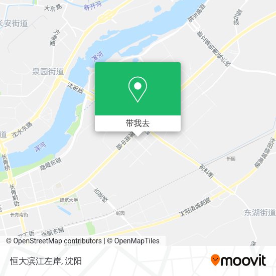 恒大滨江左岸地图