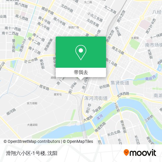 滑翔六小区-1号楼地图