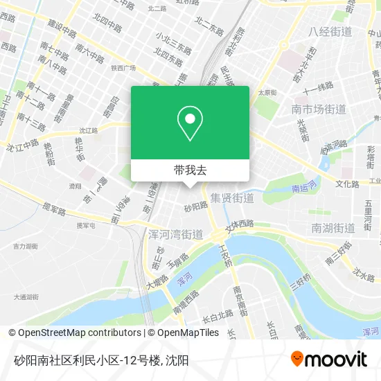 砂阳南社区利民小区-12号楼地图