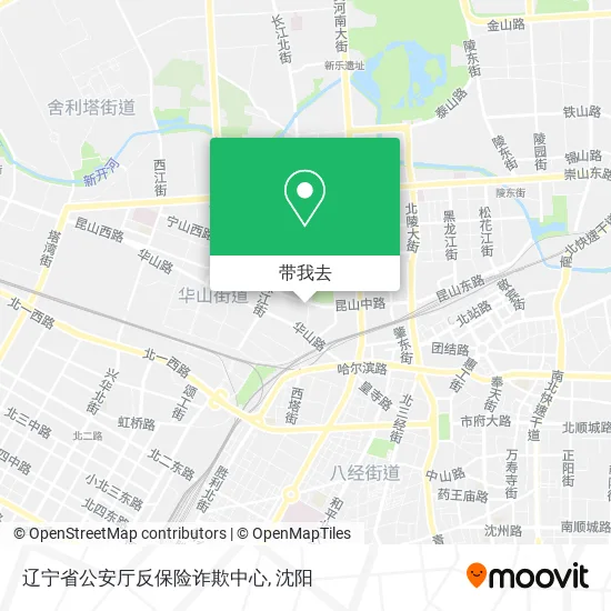 辽宁省公安厅反保险诈欺中心地图