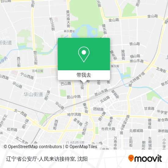 辽宁省公安厅-人民来访接待室地图