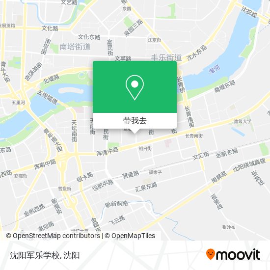沈阳军乐学校地图