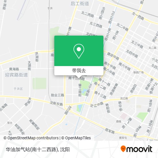 华油加气站(南十二西路)地图