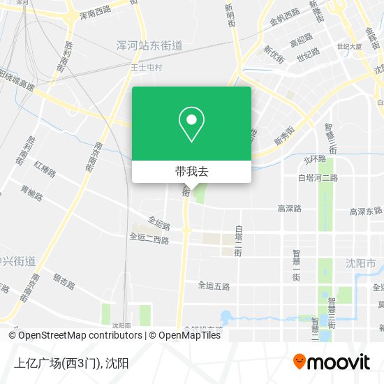上亿广场(西3门)地图