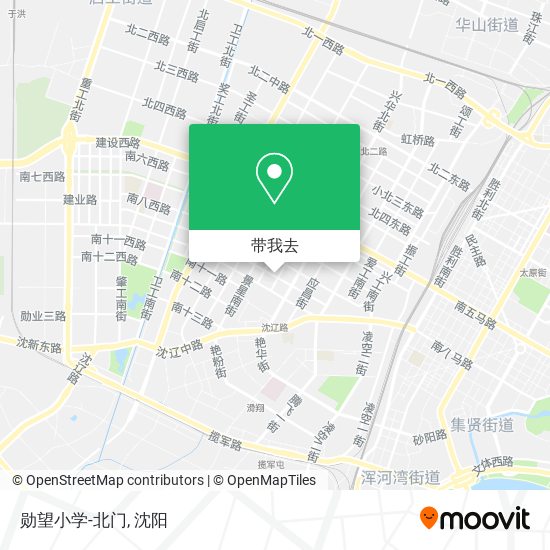 勋望小学-北门地图