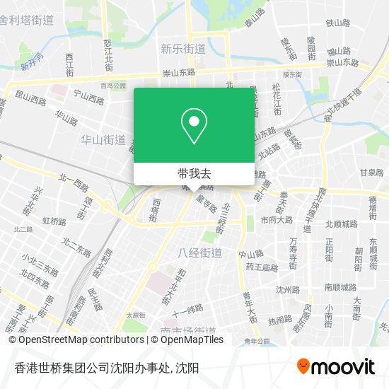 香港世桥集团公司沈阳办事处地图
