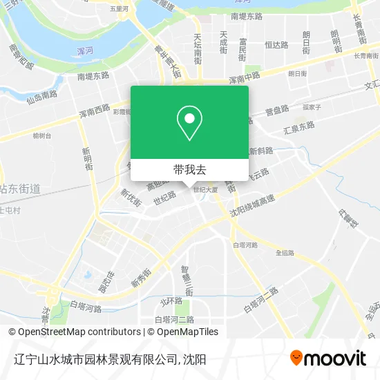 辽宁山水城市园林景观有限公司地图