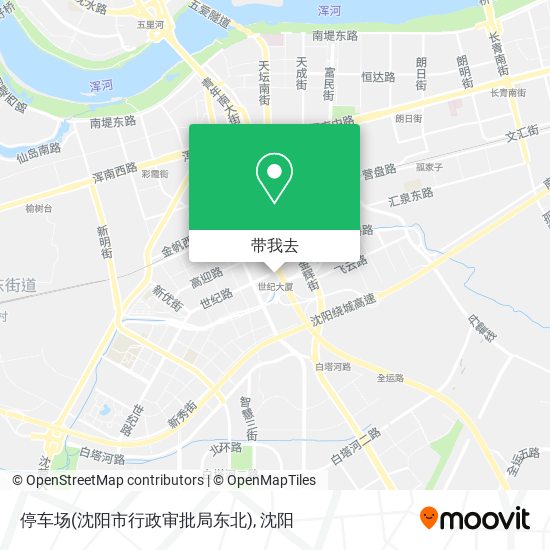 停车场(沈阳市行政审批局东北)地图