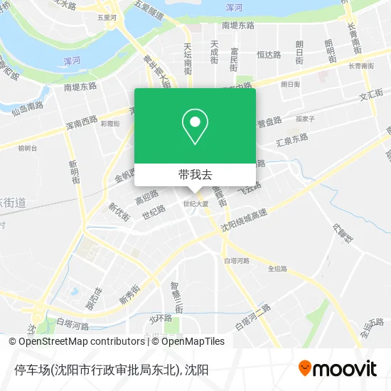 停车场(沈阳市行政审批局东北)地图