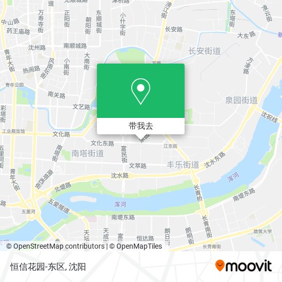 恒信花园-东区地图