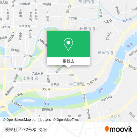 爱民社区-72号楼地图
