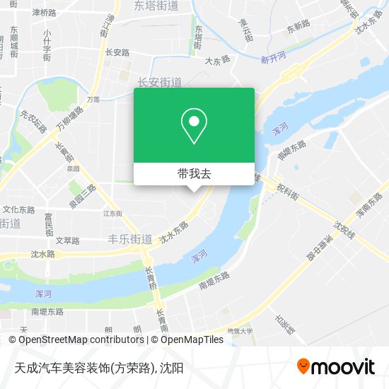 天成汽车美容装饰(方荣路)地图