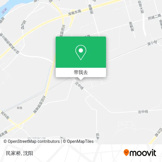 民家桥地图