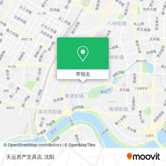 天运房产文具店地图