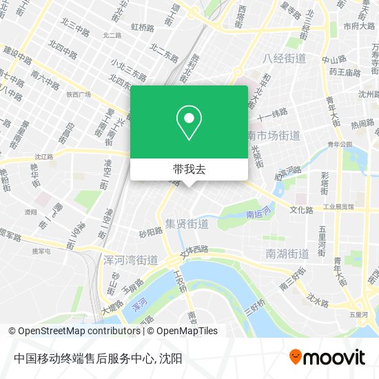 中国移动终端售后服务中心地图