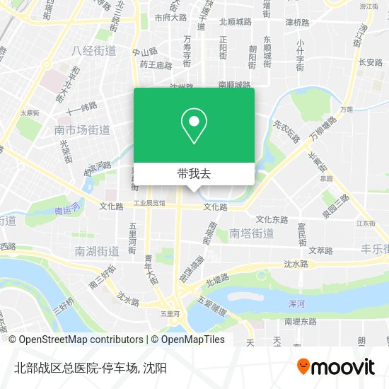 北部战区总医院-停车场地图