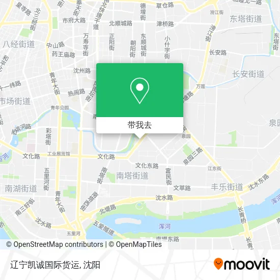 辽宁凯诚国际货运地图