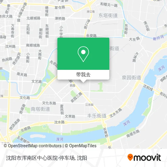 沈阳市浑南区中心医院-停车场地图
