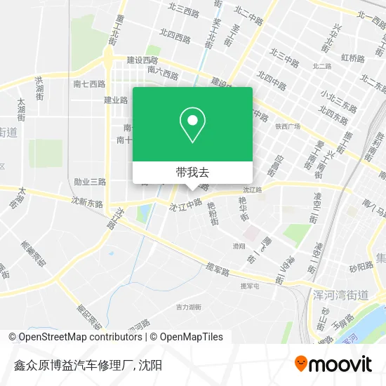 鑫众原博益汽车修理厂地图