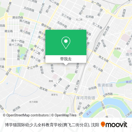 博学猫国际幼少儿全科教育学校(腾飞二街分店)地图