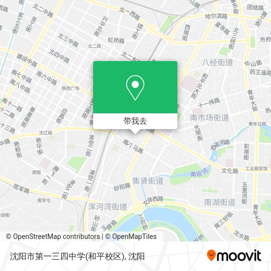 沈阳市第一三四中学(和平校区)地图