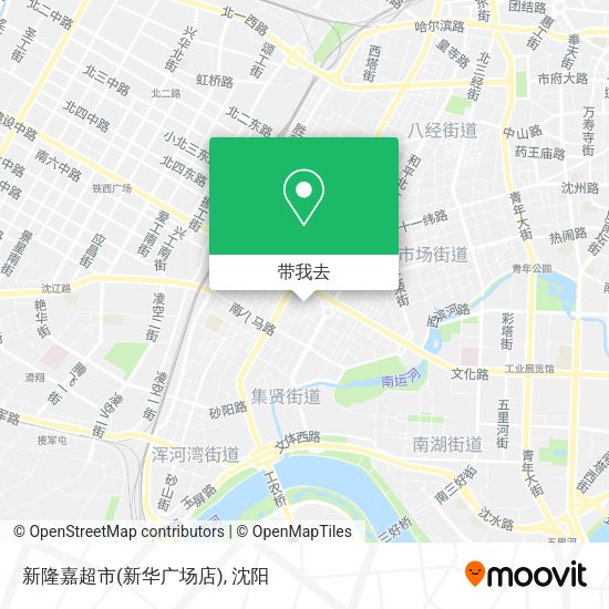 新隆嘉超市(新华广场店)地图