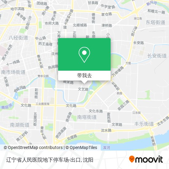 辽宁省人民医院地下停车场-出口地图