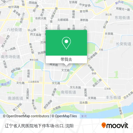 辽宁省人民医院地下停车场-出口地图