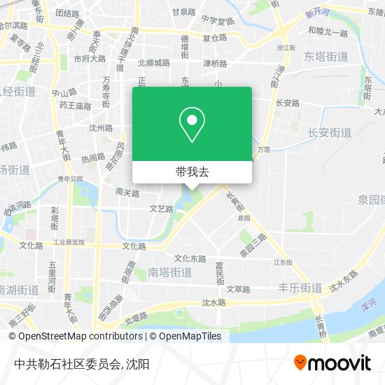 中共勒石社区委员会地图