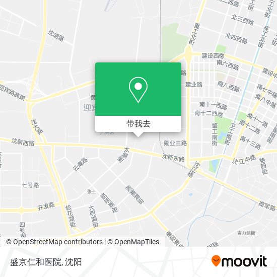 盛京仁和医院地图