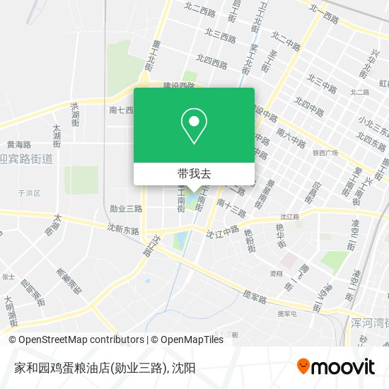家和园鸡蛋粮油店(勋业三路)地图