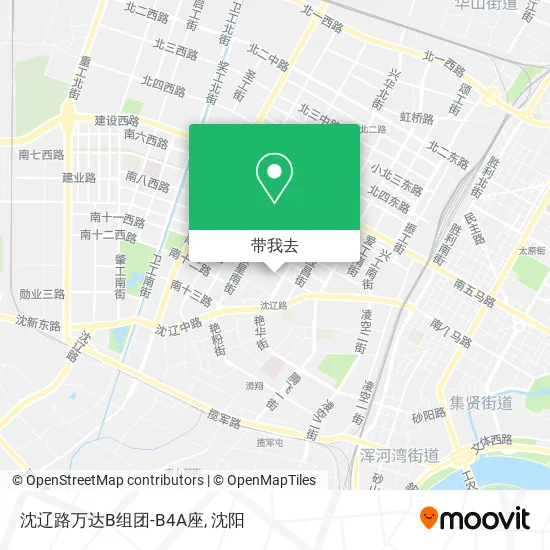 沈辽路万达B组团-B4A座地图