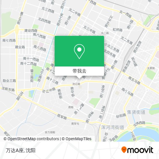 万达A座地图