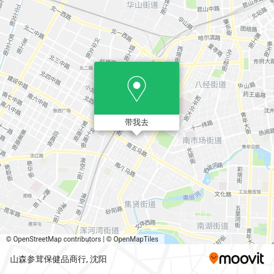 山森参茸保健品商行地图
