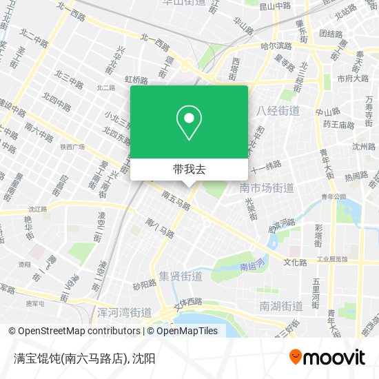 满宝馄饨(南六马路店)地图