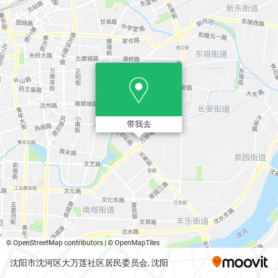 沈阳市沈河区大万莲社区居民委员会地图