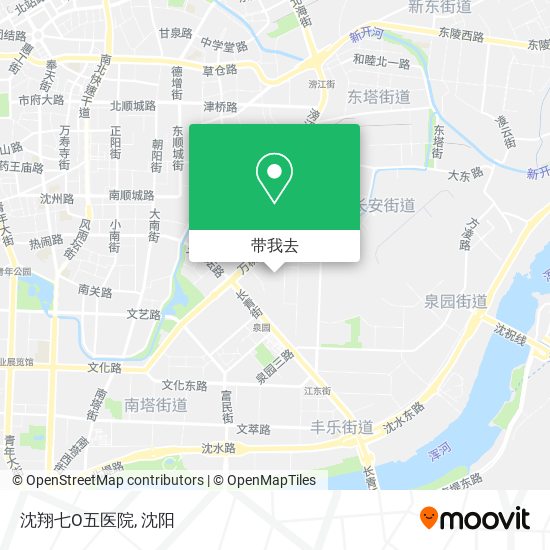 沈翔七O五医院地图