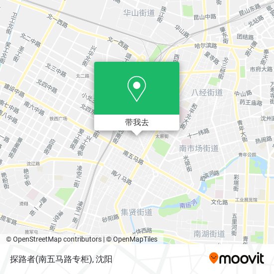 探路者(南五马路专柜)地图