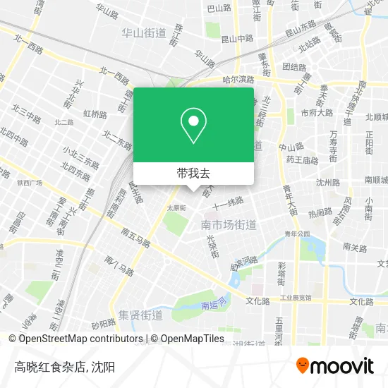 高晓红食杂店地图