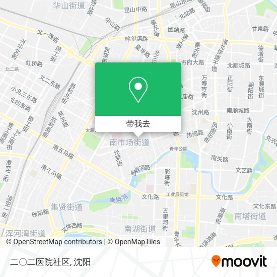 二〇二医院社区地图