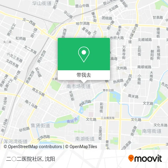 二〇二医院社区地图