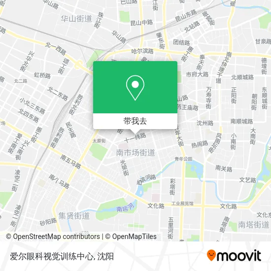 爱尔眼科视觉训练中心地图