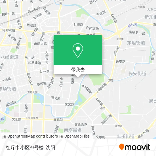红斤巾小区-9号楼地图