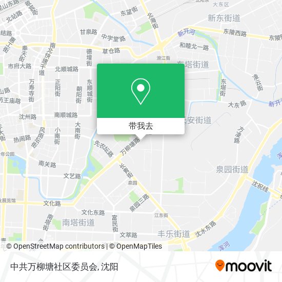 中共万柳塘社区委员会地图